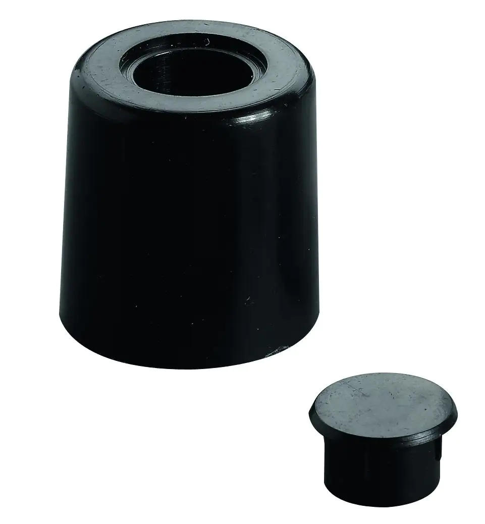 Hettich Türstopper 29,0 x 26,5 mm schwarz - 2 Stück