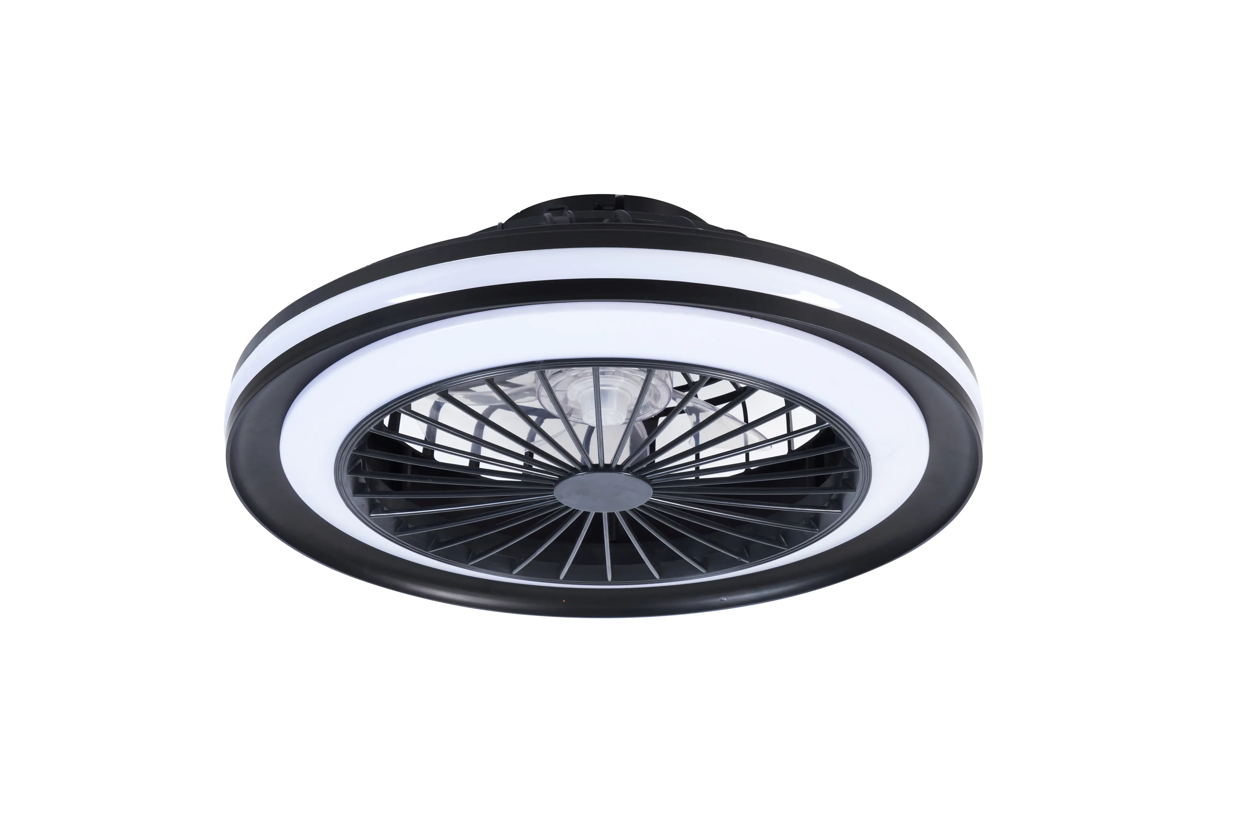 Deckenleuchte mit Ventilator Paula Ø 49 cm 40 W schwarz