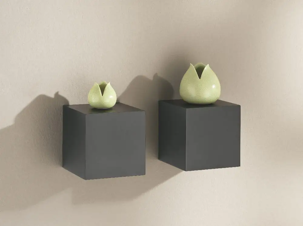 Dolle Wandregal Dado, Schwarz, 150 x 150 x 150 mm