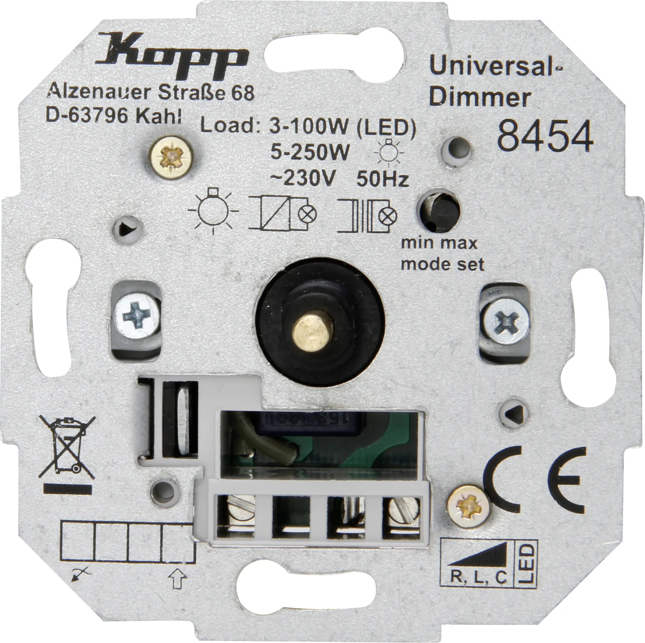 Kopp Universaldimmer LED 3-170 W 845000186 Kopp Universaldimmer LED 3-170 W 845000186