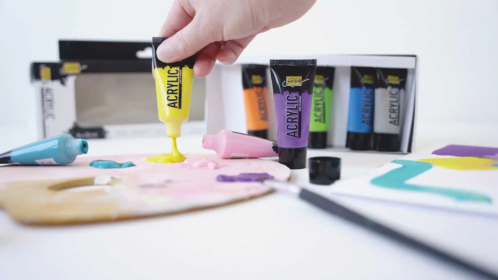 Kreul Solo Goya Acrylic 20 ml Tuben 8er Set Mixed Colors