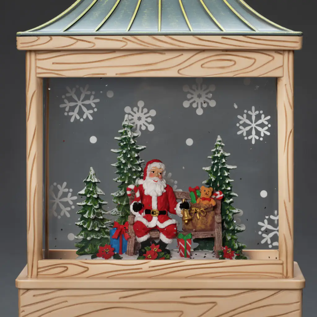 Konstsmide LED Wasserlaterne Santa und Baum naturfarben Konstsmide LED Wasserlaterne Santa und Baum naturfarben
