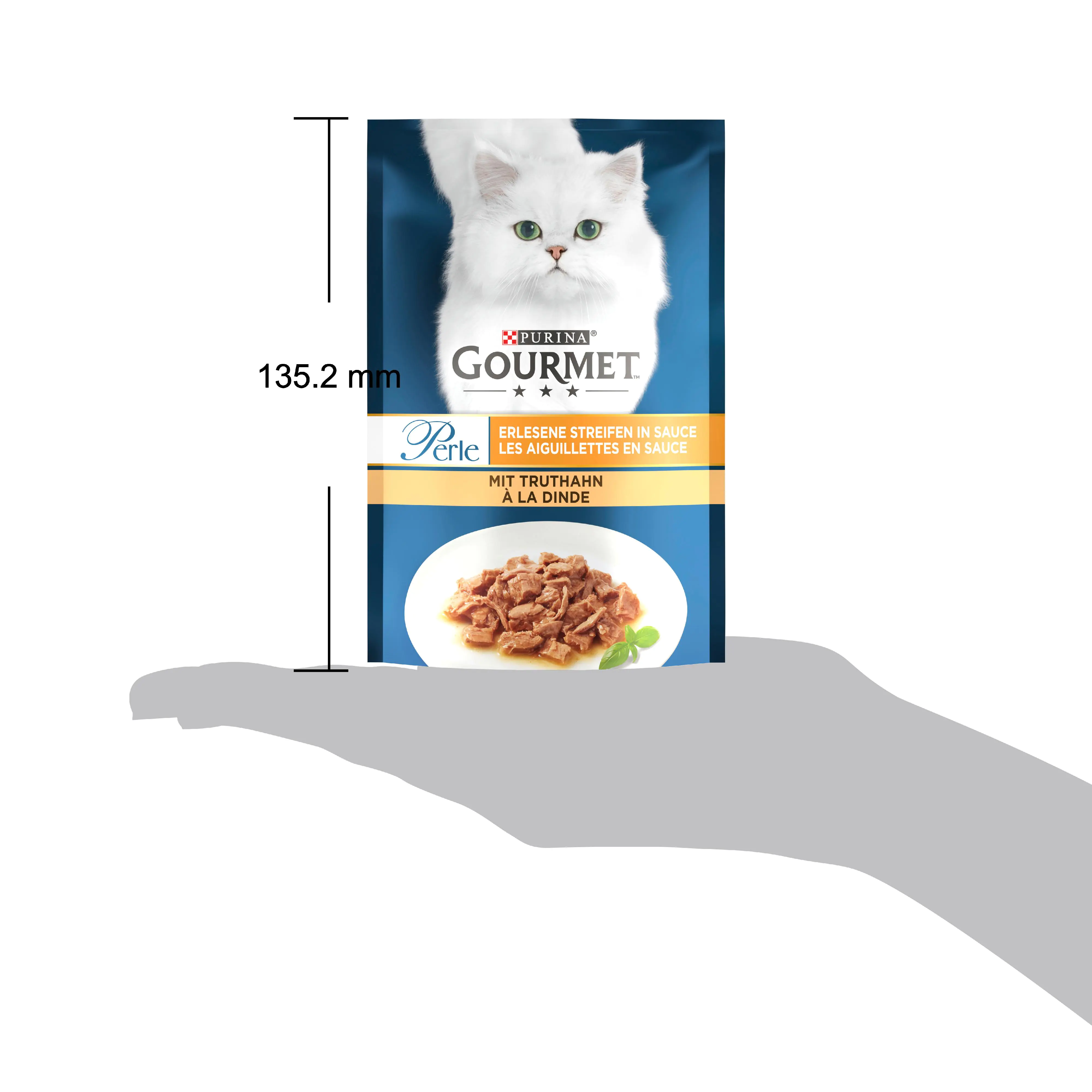 Gourmet Perle Erlesene Streifen mit Truthahn 85 g Gourmet Perle Erlesene Streifen mit Truthahn 85 g