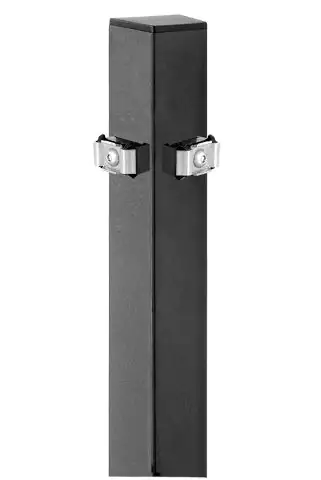 Alberts Eckpfosten inkl. Klemmlasche 175 cm 60 x 60 mm anthrazit