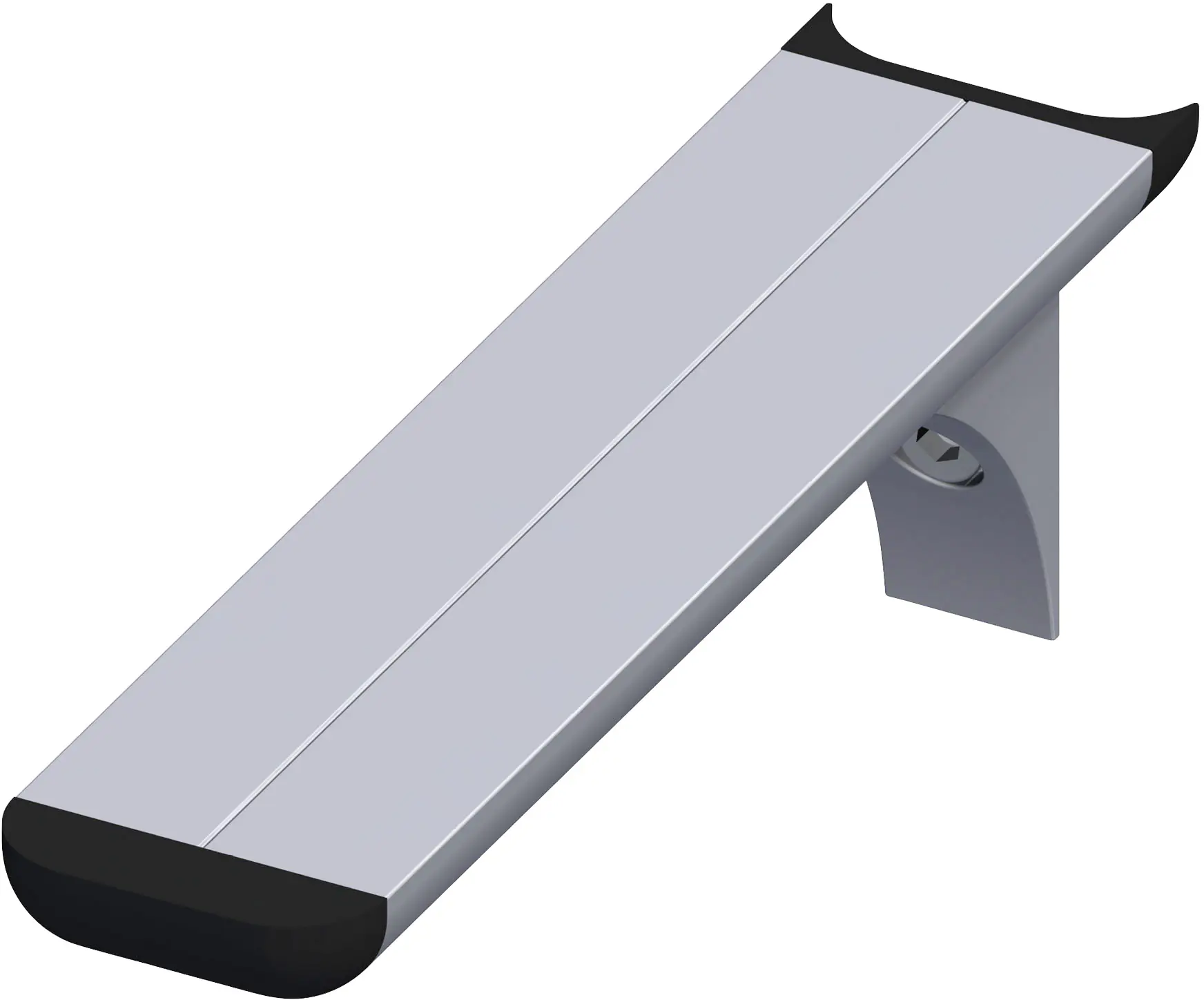 coaxis®-Regalträger 150 mm 150 x 51 mm Aluminium roh blank