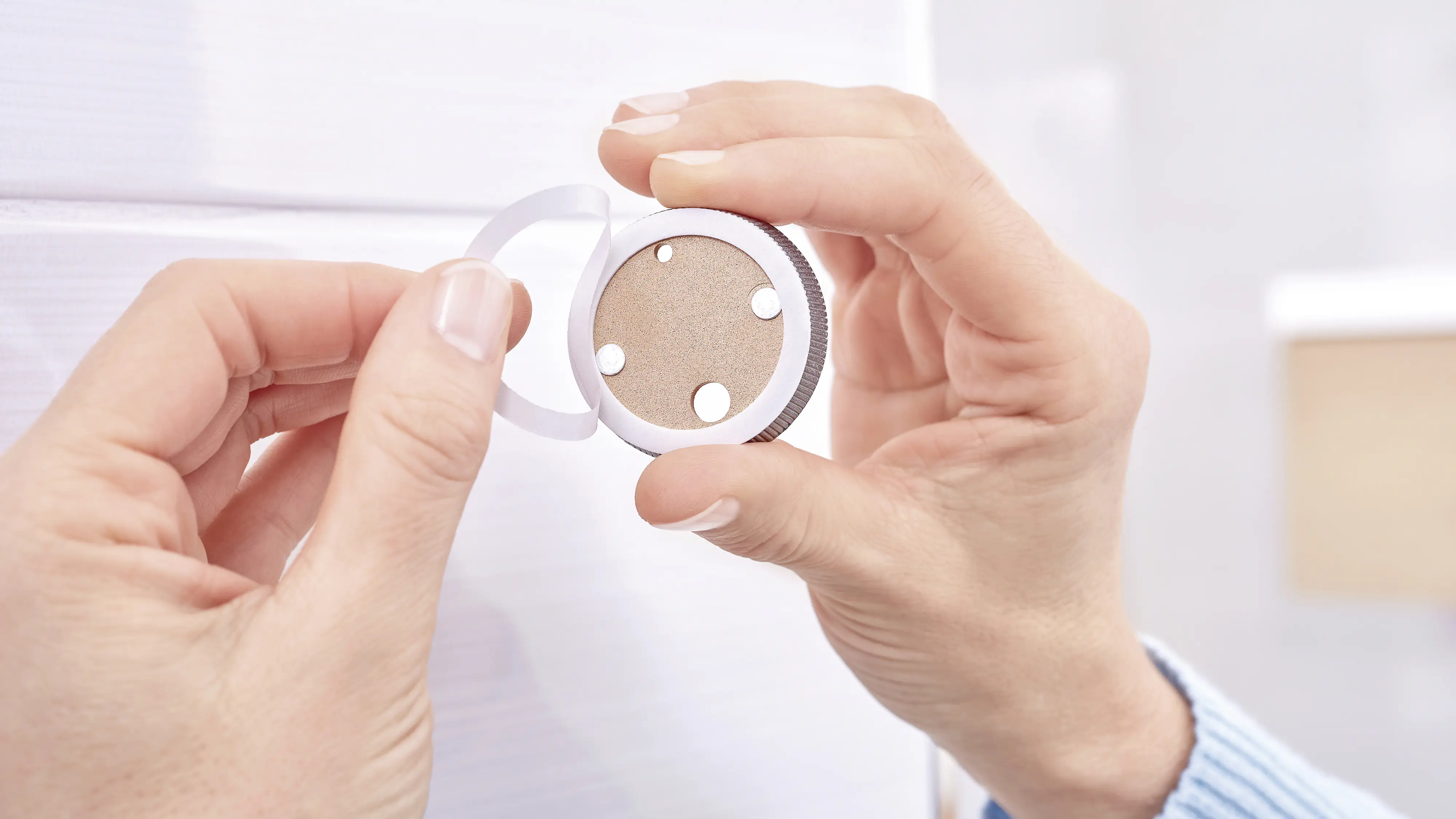 tesa Bademantelhaken doppelt Elegaant Metall, chrom, rostfrei