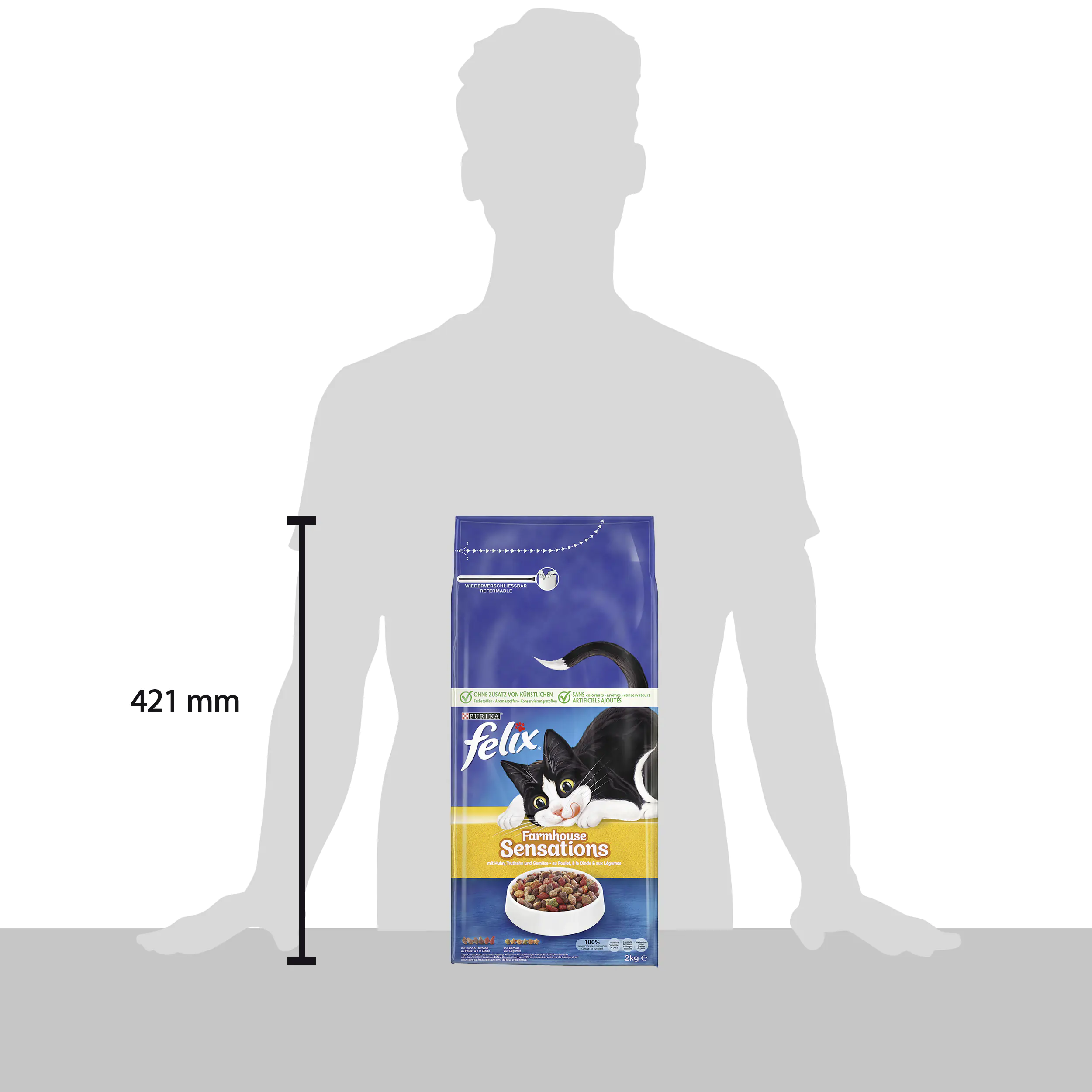 Felix Farmhouse Sensations mit Huhn Truthahn und Gemüse 2 kg Felix Farmhouse Sensations mit Huhn Truthahn und Gemüse 2 kg