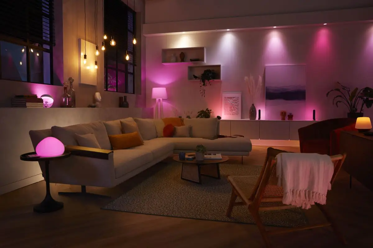 Philips Hue tragbare Tischleuchte White & Color Ambiance Go weiß Philips Hue tragbare Tischleuchte White & Color Ambiance Go weiß