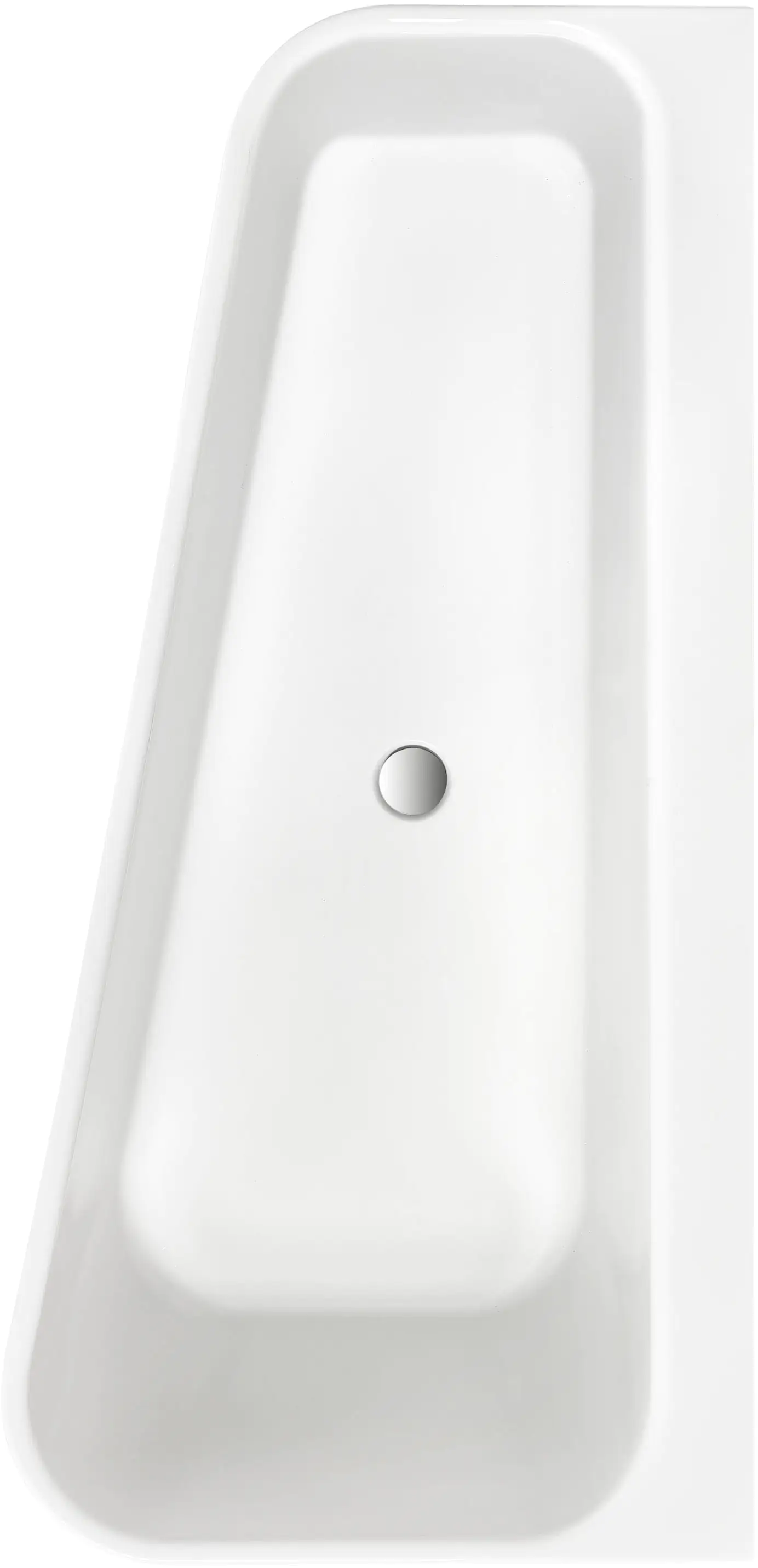 Ottofond Badewanne Pino links 155x75x46,5 cm, weiß, Modell B