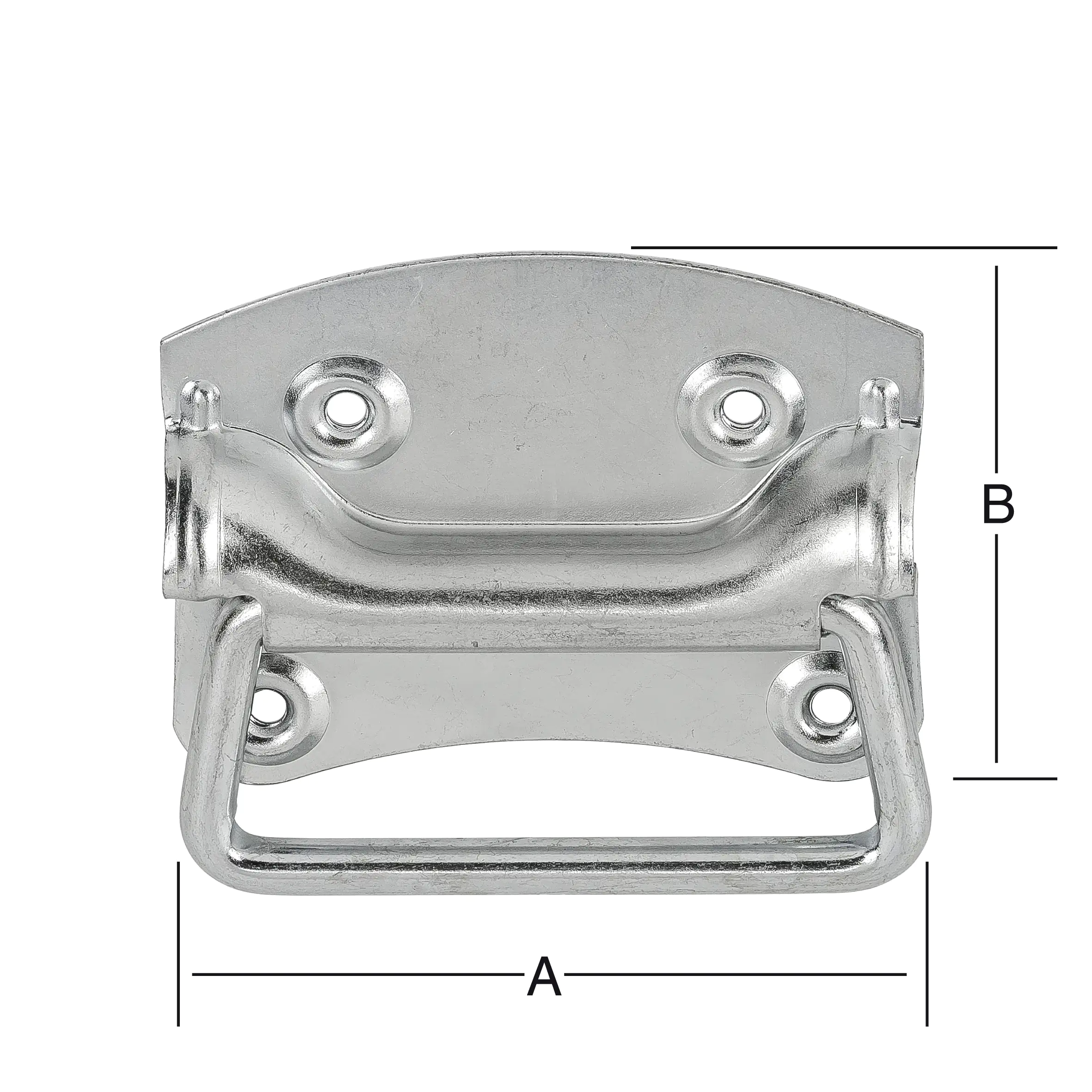 Vormann Kistengriffe verzinkt 80 x 70 mm