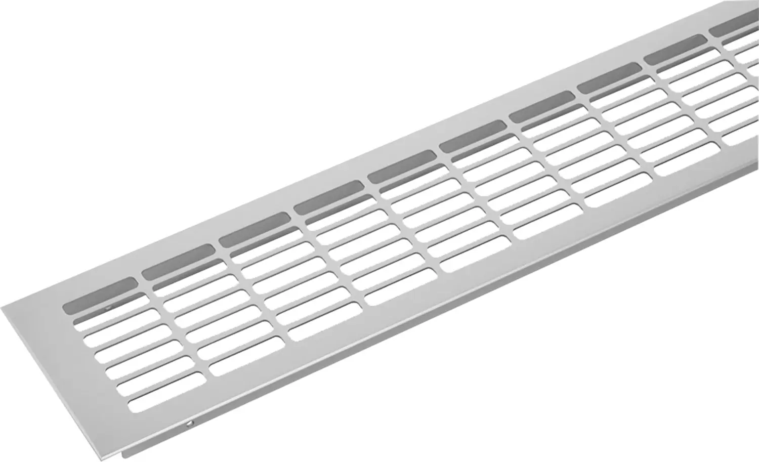 Getalit Lüftungsgitter 50 x 8 cm, Aluminium, silber