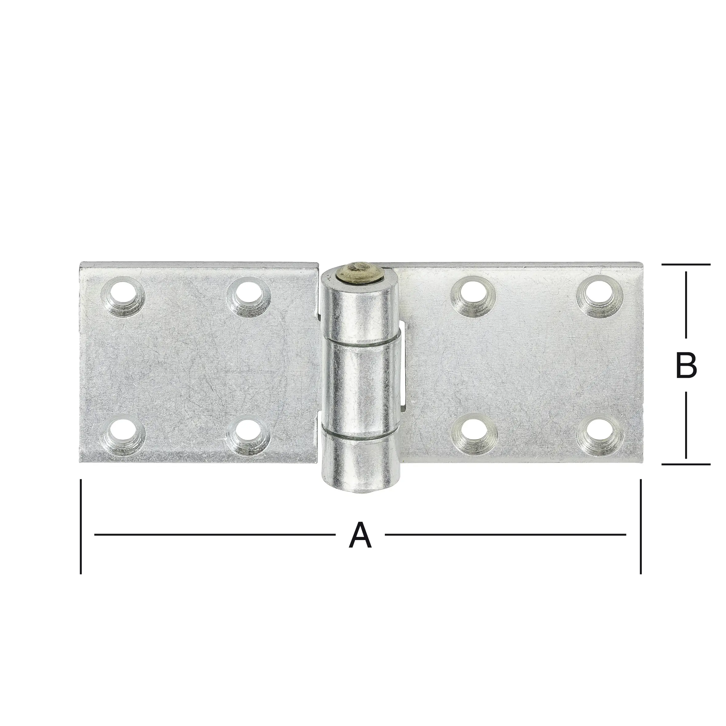 Vormann Breite Scharniere verzinkt 130 x 50 mm