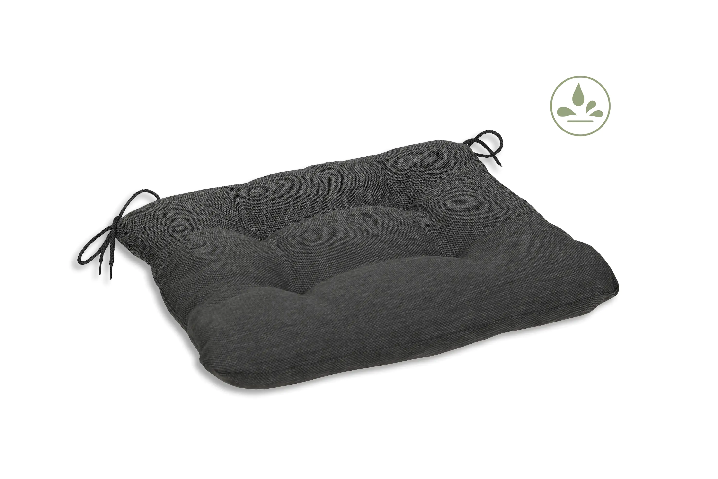 GO-DE Sitzkissen Carina 38 cm x 38 cm x 5 cm, grau, anthrazit GO-DE Sitzkissen Carina 38 cm x 38 cm x 5 cm, grau, anthrazit