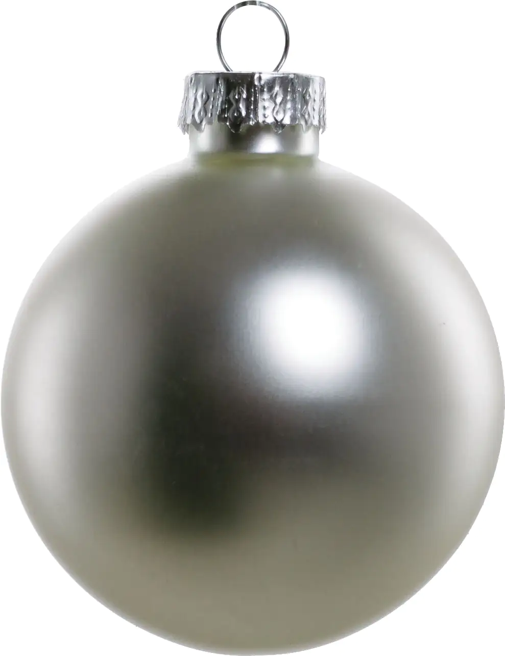 2076601538974_03 TrendLine Weihnachtskugeln aus Glas Ø 6 cm silber 20 Stück