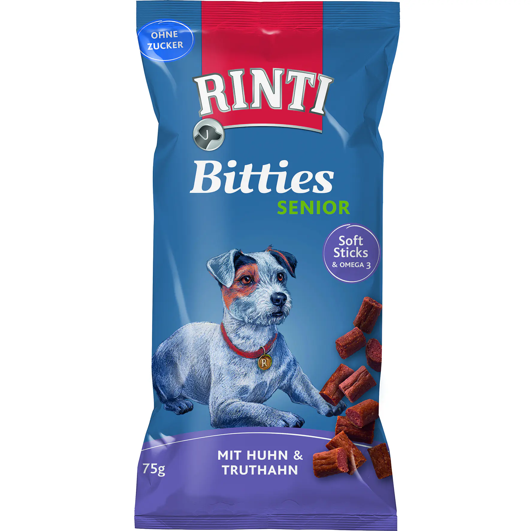 Rinti Extra Bitties Senior Hundesnack 75 g Huhn & Truthahn
