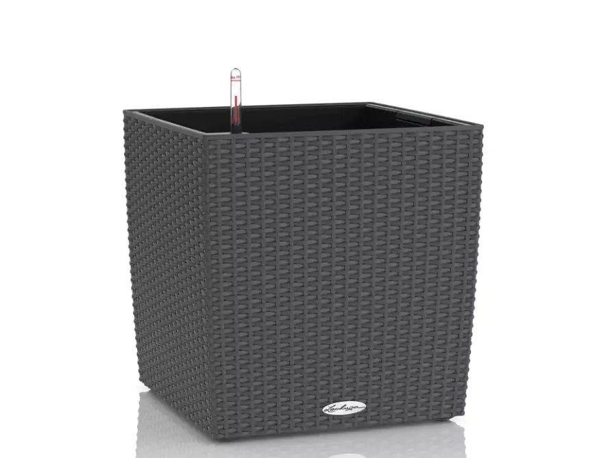 Lechuza Pflanzgefäß Cube Cottage 30 sandbraun