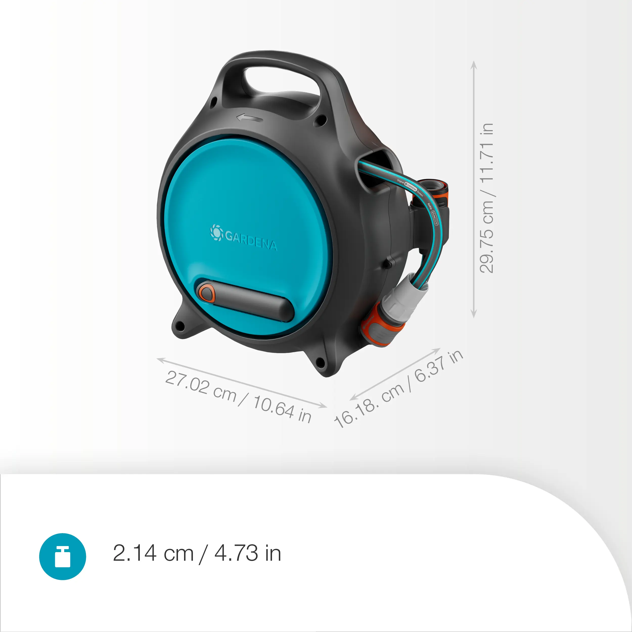 Gardena Mobile Schlauchbox Move inkl. 10 m Schlauch
