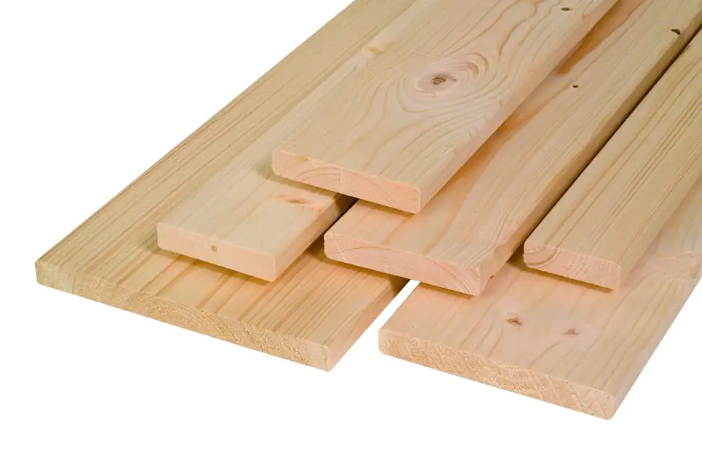 Glattkantbrett Fichte Tanne 200 x 14 cm 18 mm 4-seitig gehobelt