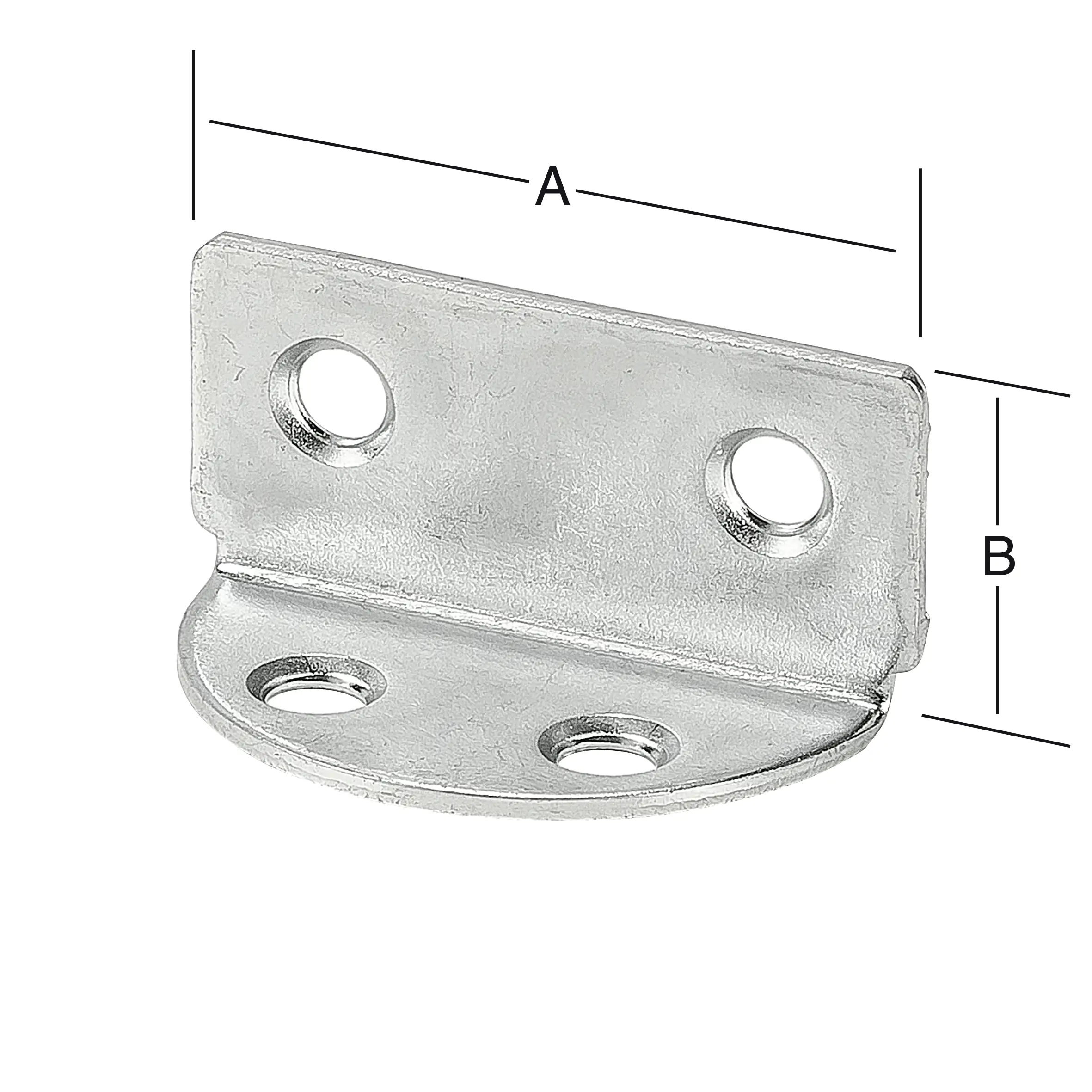 Vormann Spanplattenwinkel verzinkt 40 x 19 mm