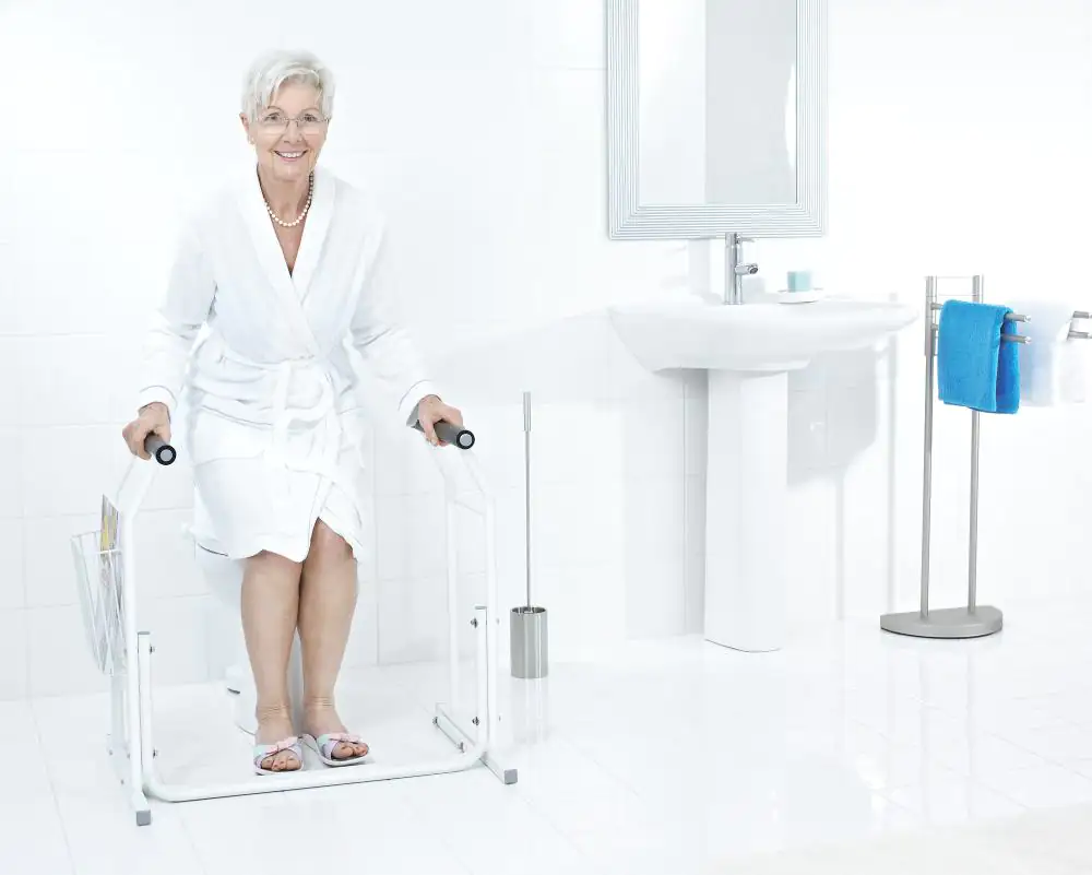 Ridder Mobile WC-Aufstehhilfe inkl. Ablagekorb Ridder Mobile WC-Aufstehhilfe inkl. Ablagekorb
