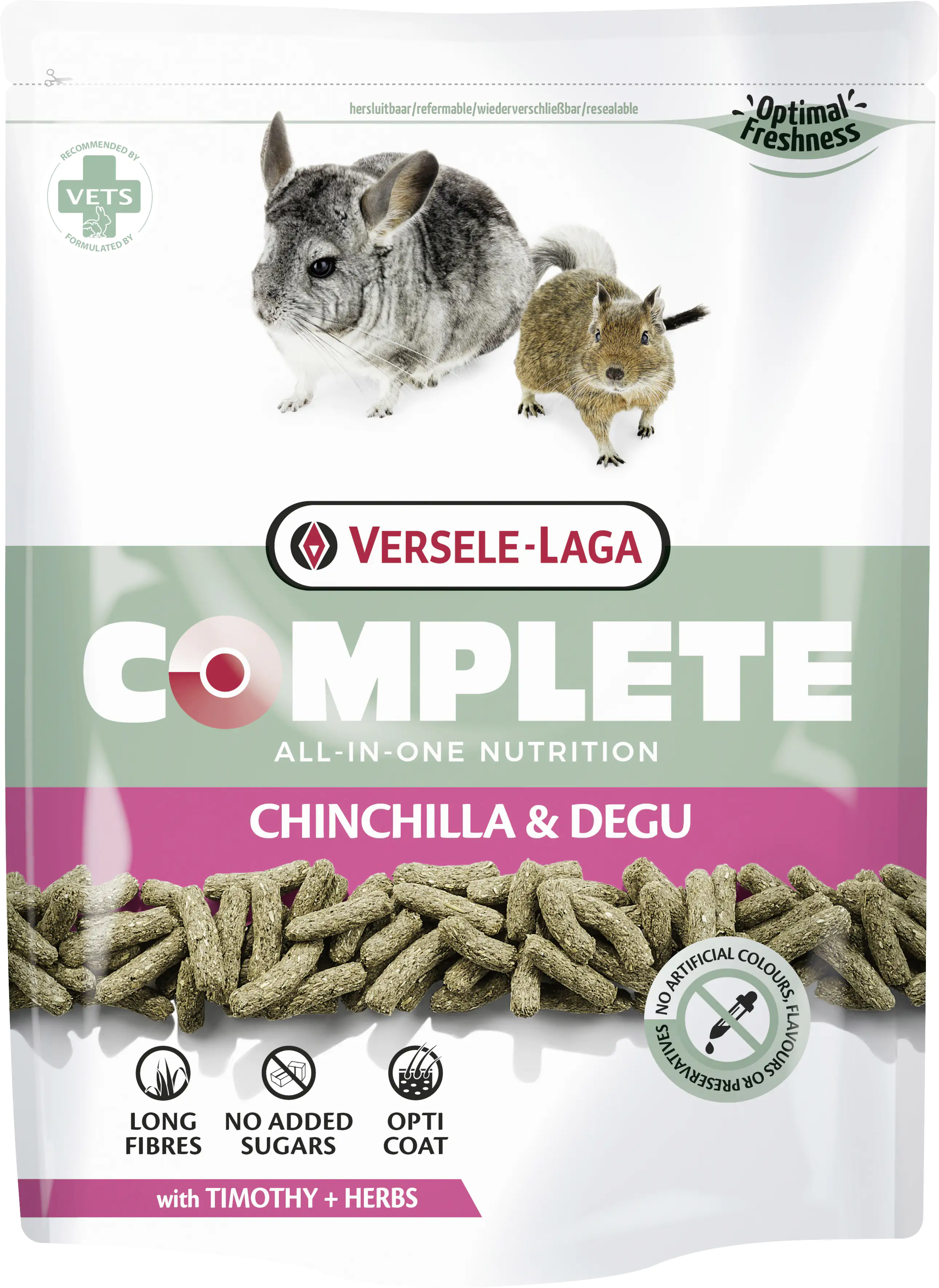 Complete Chinchilla & Degu 500 g für Chinchillas und Degus