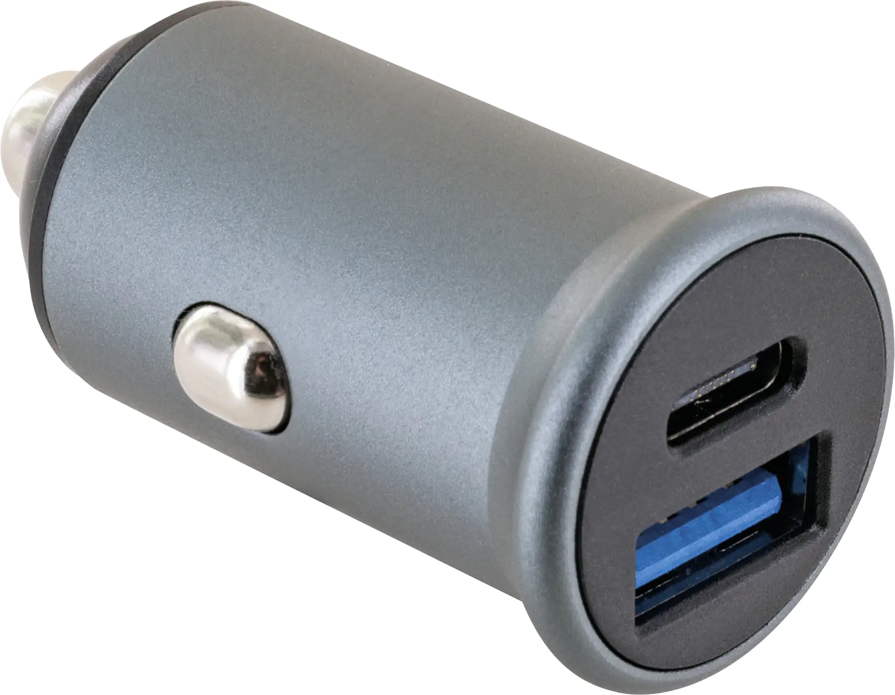 Schwaiger KFZ Ladeadapter 12 V 1x USB 2.0 A, 1x USB Type C schwarz