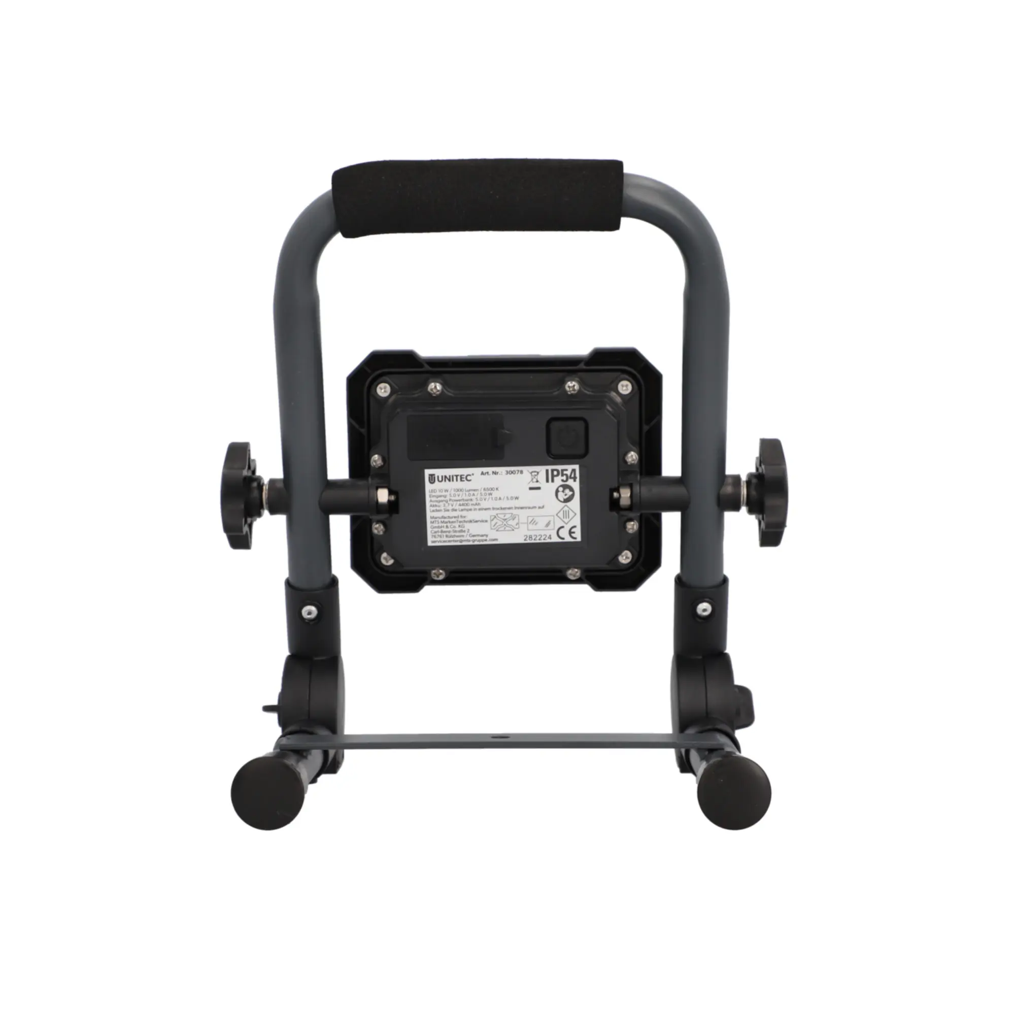 UniTec LED Akku-Strahler schwarz 10 W 1000 lm 