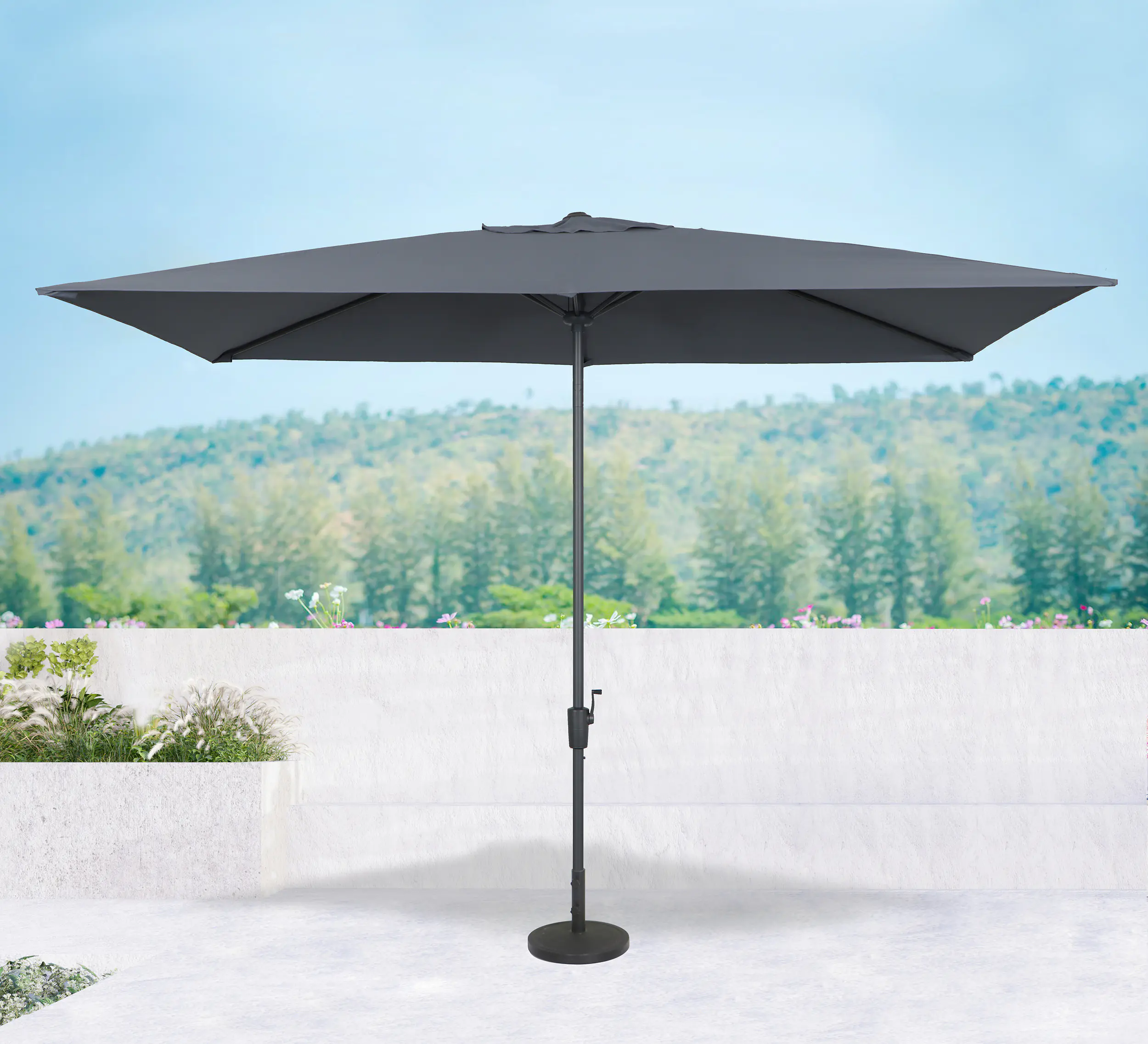 TrendLine Sonnenschirm Lagos anthrazit 200 x 300 cm 