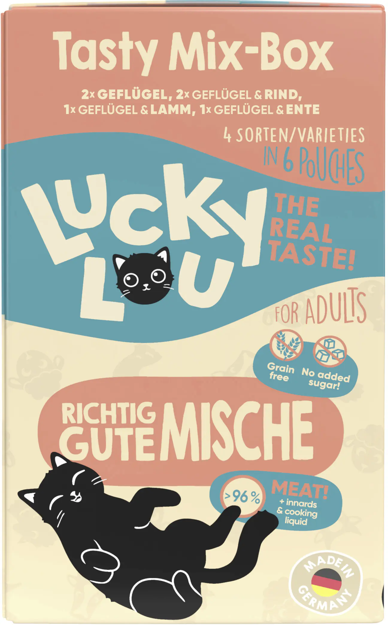 Lucky Lou Lifestage Adult Tasty-Mix 6x125g