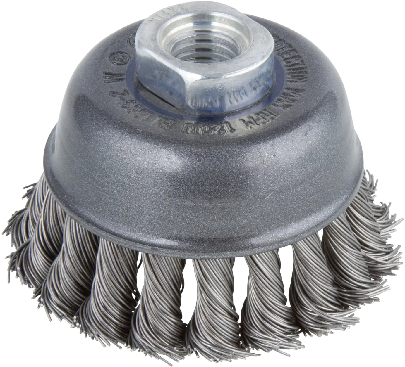 Wolfcraft Topfdrahtbürste Ø 75 mm gezopft M14