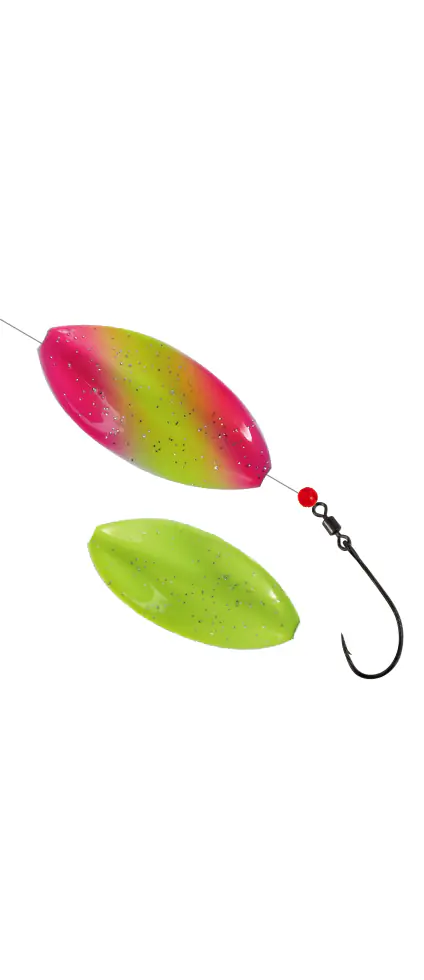 Paladin Angelköder Rotor Trout Tracker 4,4 g UV gelb-pink
