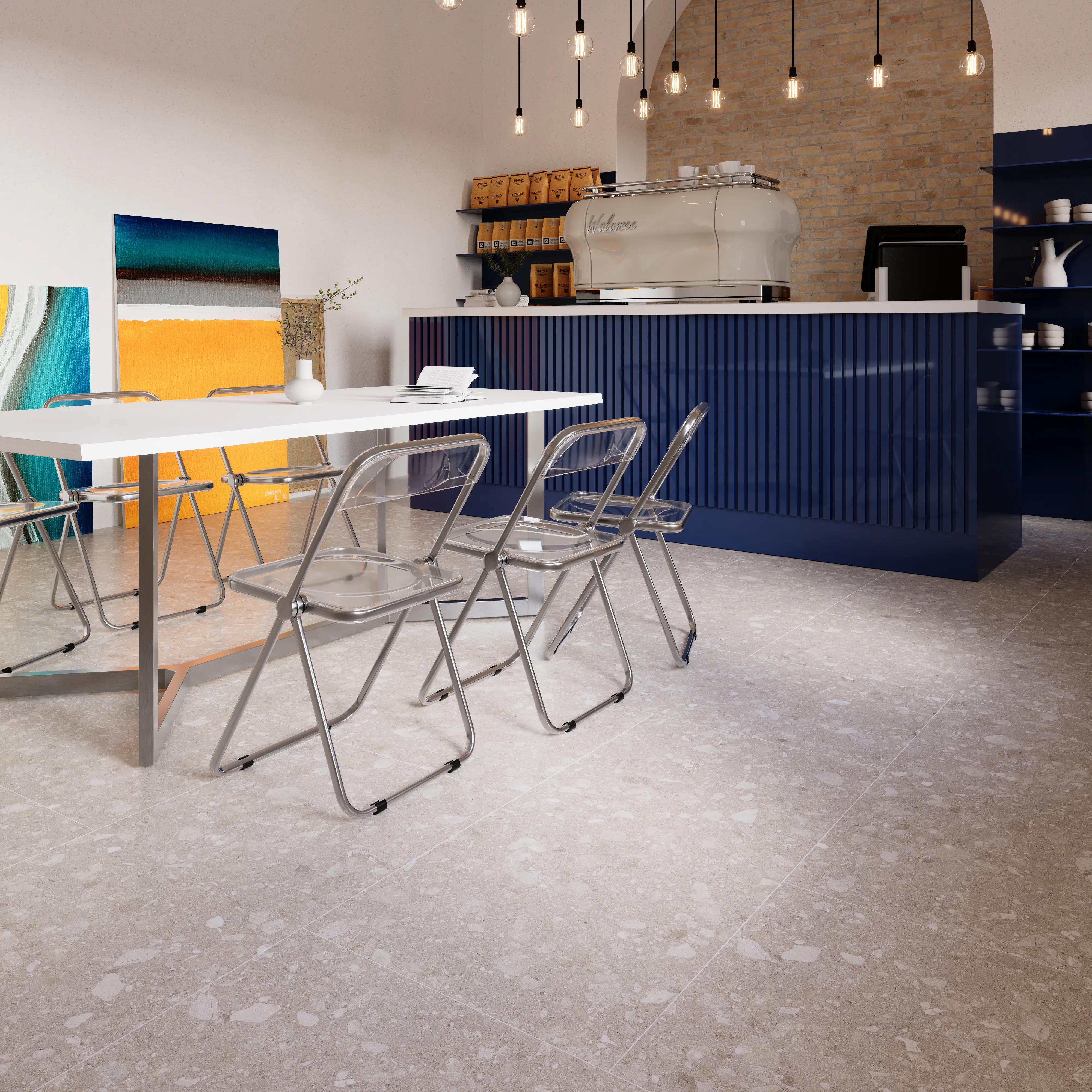 Bodenfliese Feinsteinzeug Terra 60 x 120 cm beige