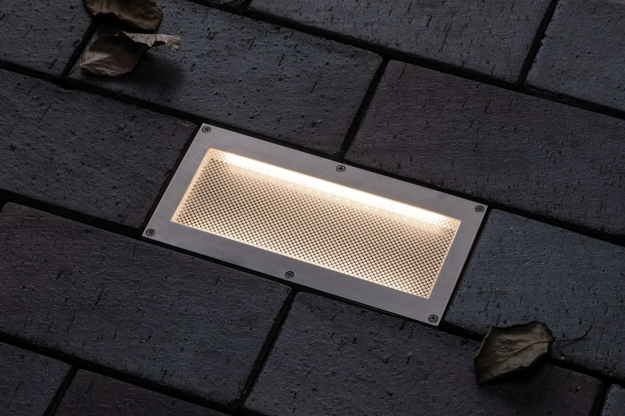 Paulmann Solar LED Bodeneinbauleuchte Aron 20 x 10 cm mit Bewegungsmelder