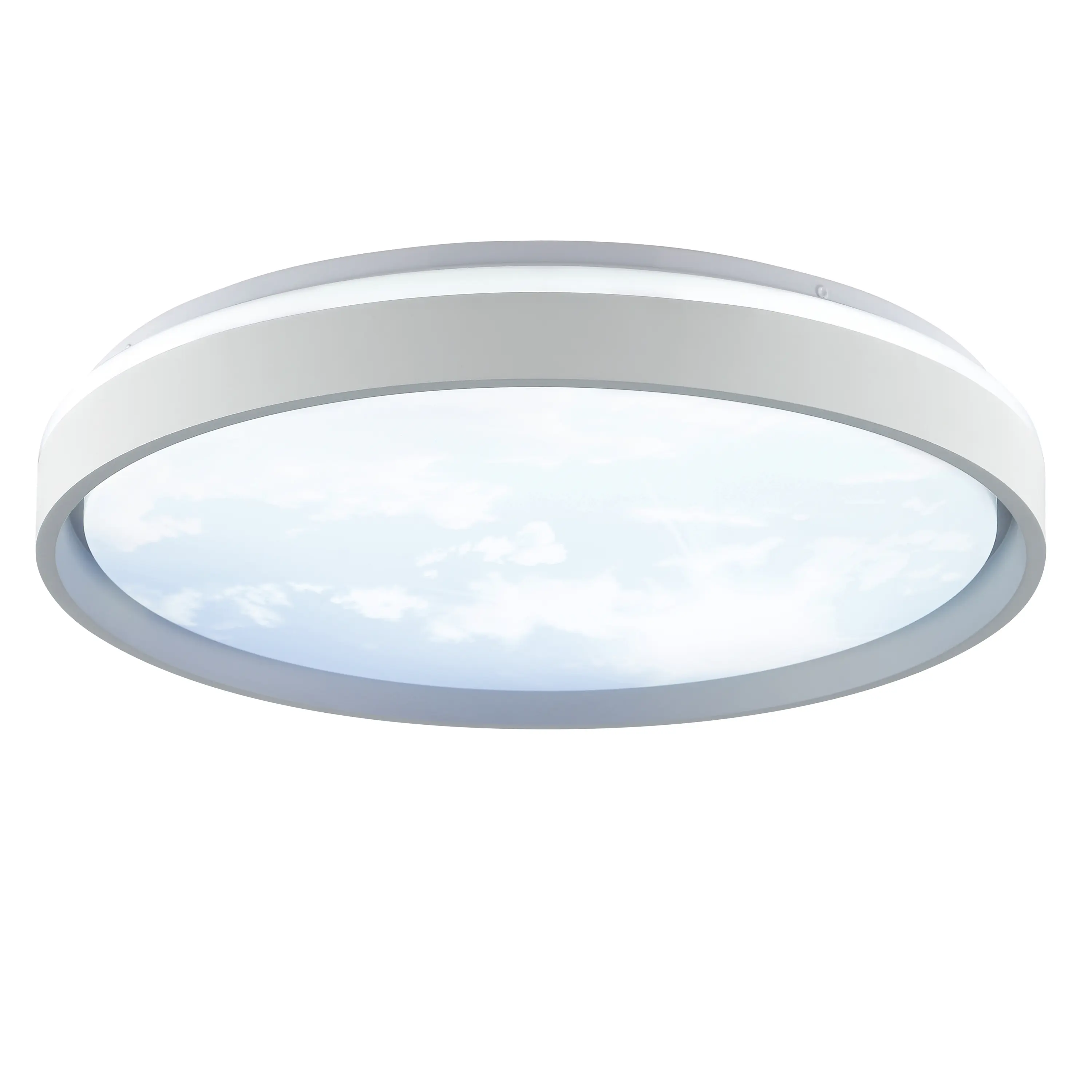 Brilliant LED-Deckenlampe Sky-Dream Ø49 cm metall grau CCT