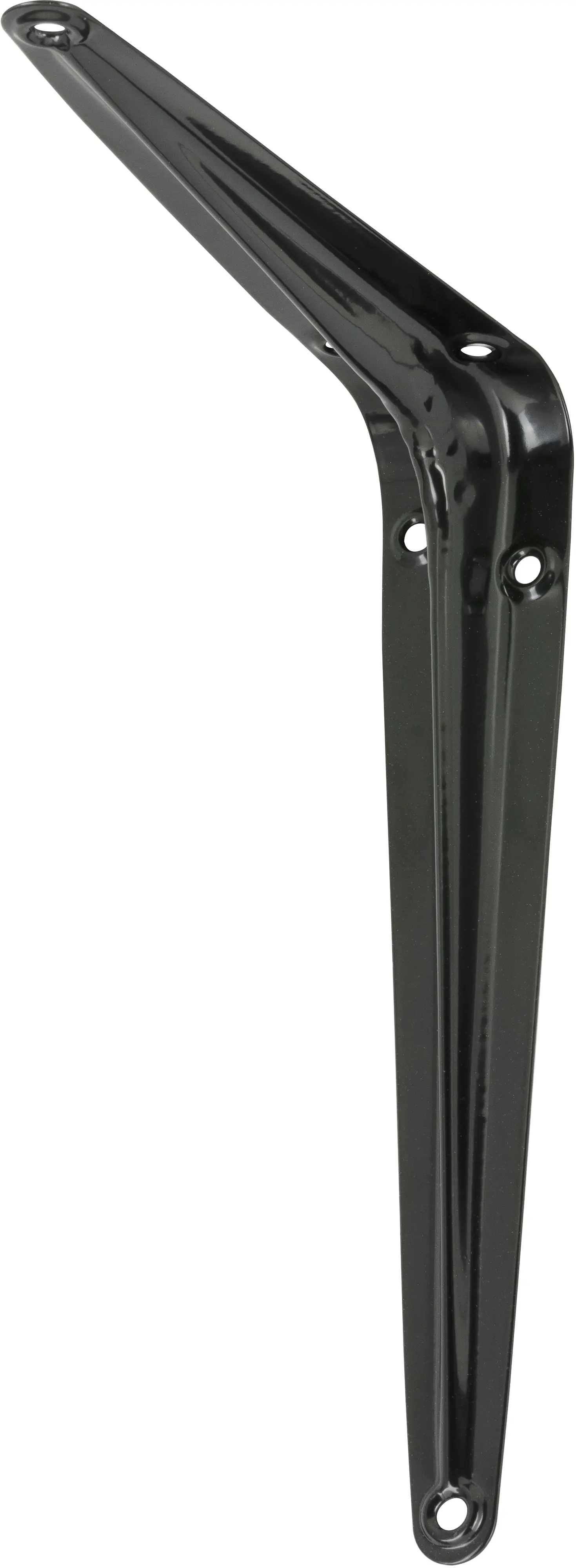 Vormann Stahlblechkonsolen schwarz 75 x 10 cm