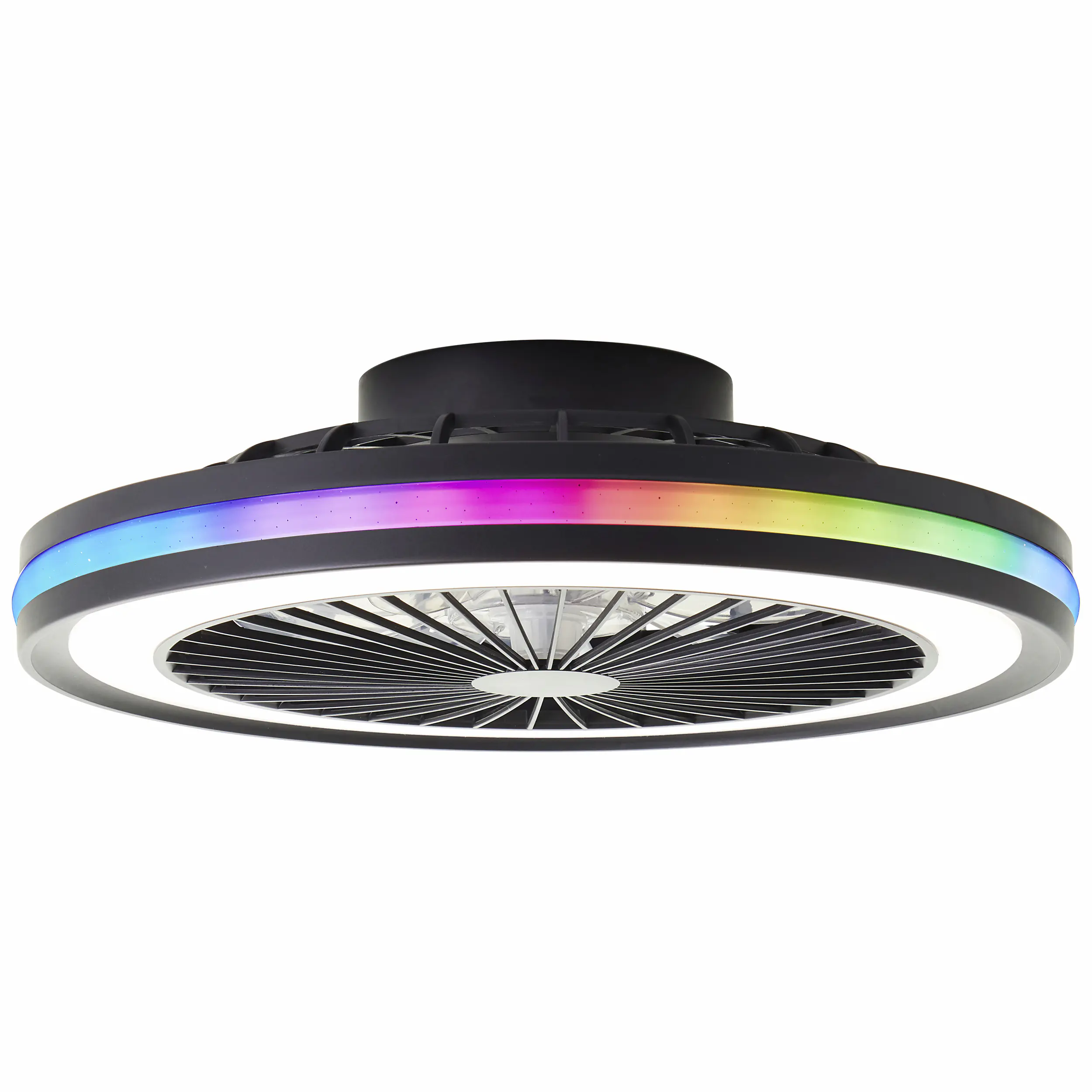 Brilliant LED Deckenventilator Palmero Ø 46,5 cm 40 W schwarz Brilliant LED Deckenventilator Palmero Ø 46,5 cm 40 W schwarz