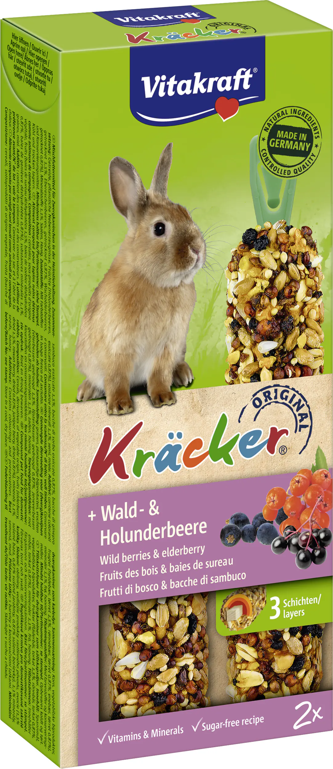 Vitakraft Kräcker® Wald- & Holunderbeere 2 Stück / 112 g