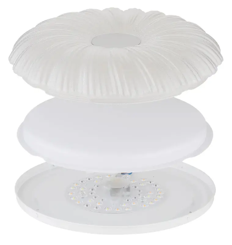 Globo Deckenleuchte Cavendis Ø 38 x 7 cm weiß CCT