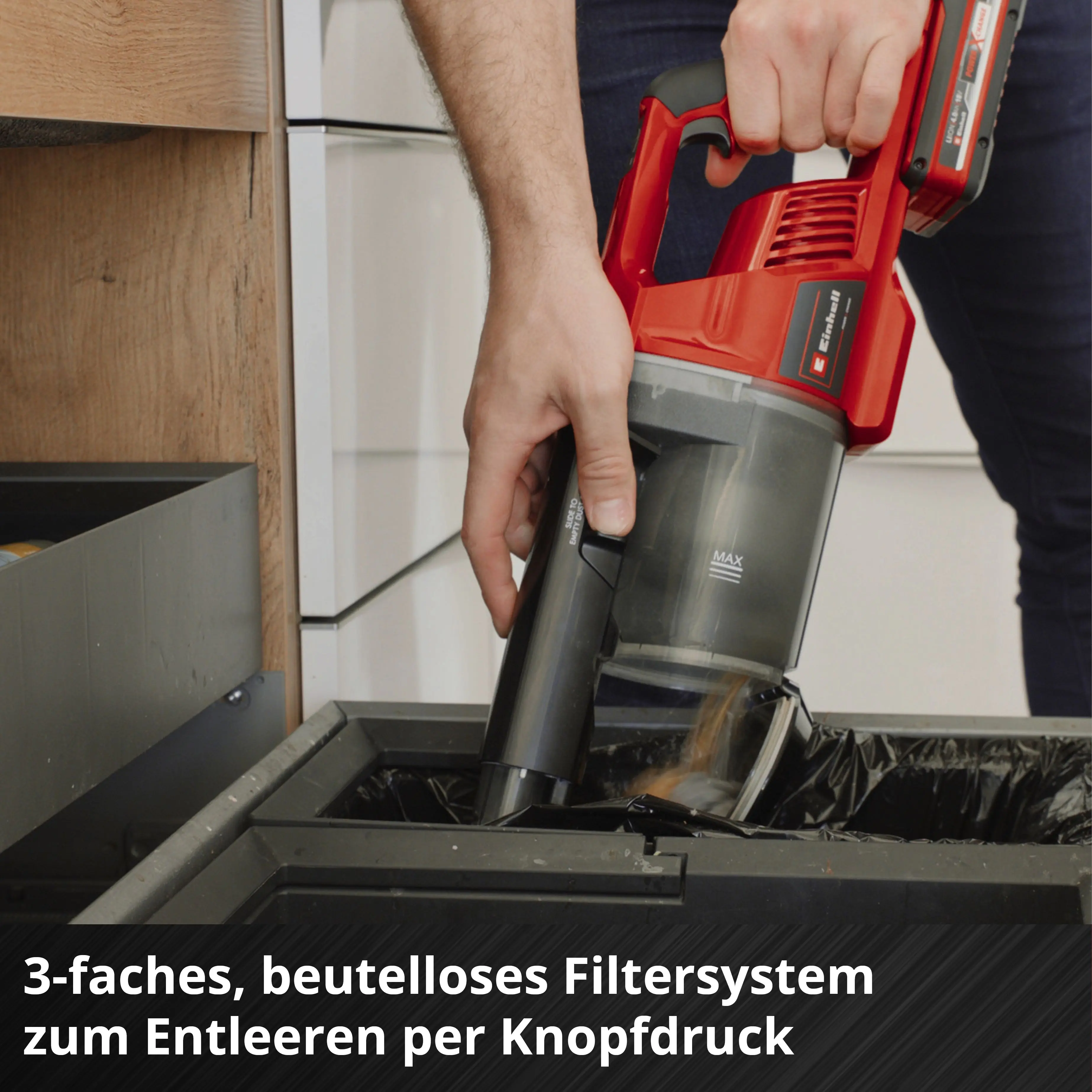 Einhell Akku-Stielstaubsauger TE-SV 18 Li inkl. 4Ah Starterset