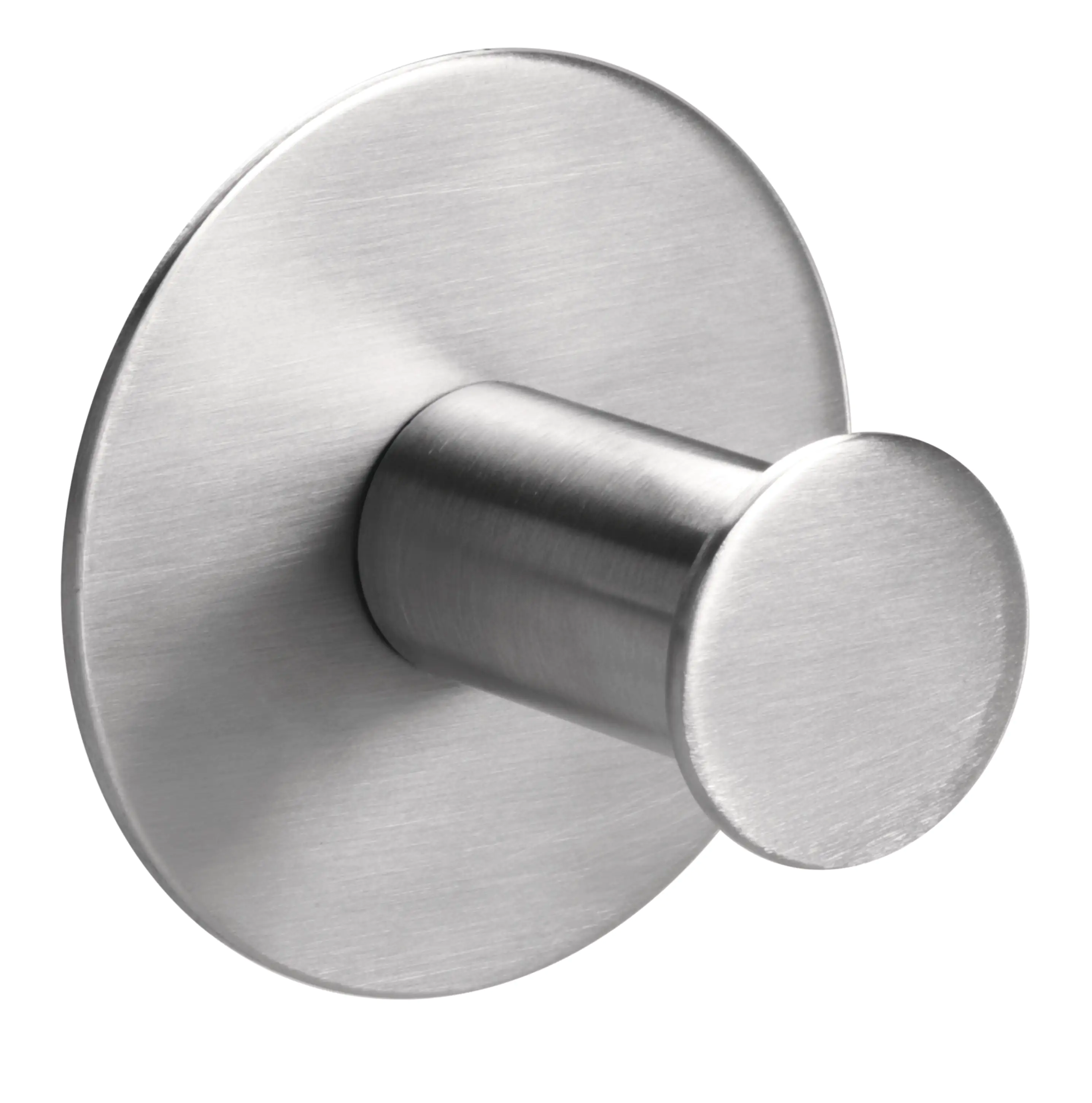 tesa Powerbutton Haken Classic rund, Edelstahl