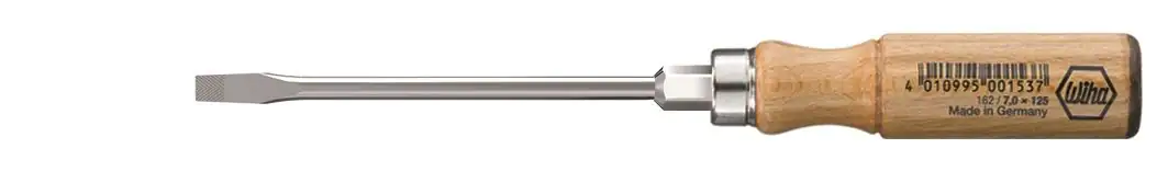 Wiha Schraubendreher Schlitz 10 x 175 mm mit Holzgriff