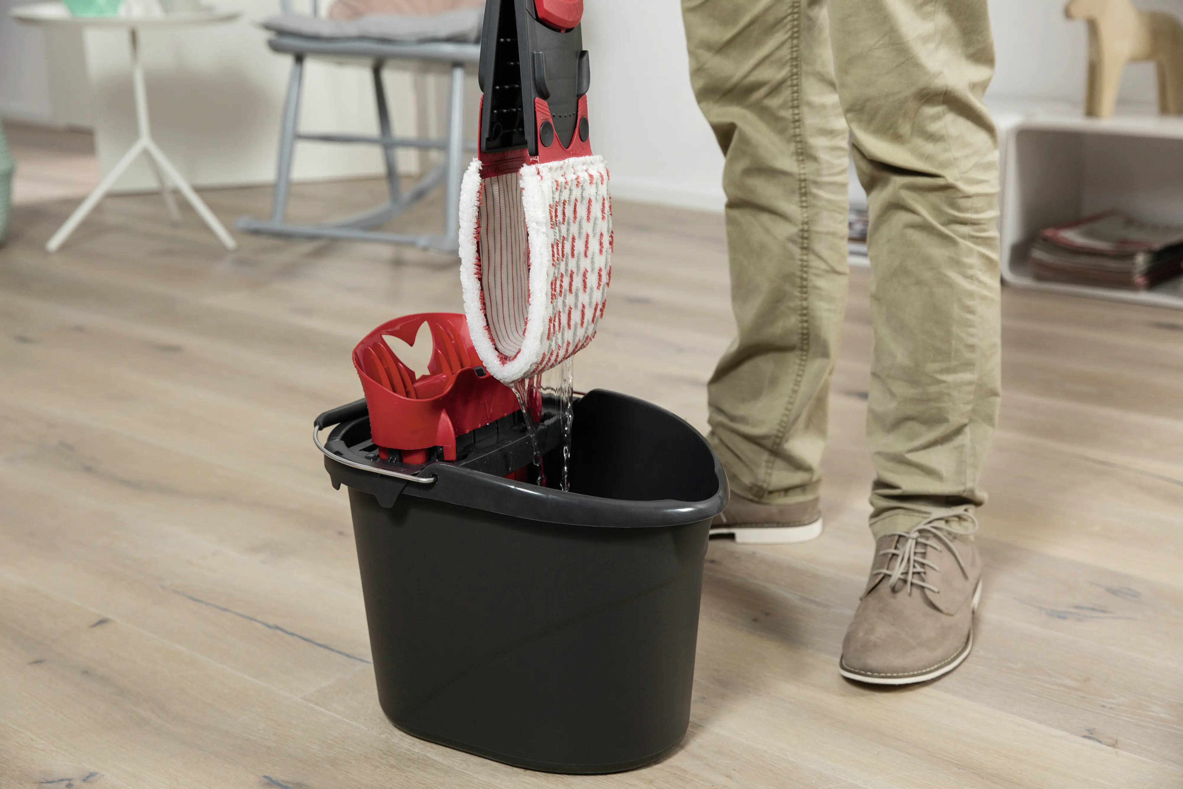 Vileda UltraMax 2 in 1 Komplett-Set inkl. Eimer, Wischer und Wischbezug