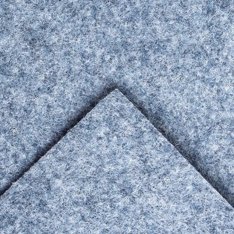 Andiamo Teppichboden Tarragona Coupon im Wunschmaß, stahlgrau, 2 m breit