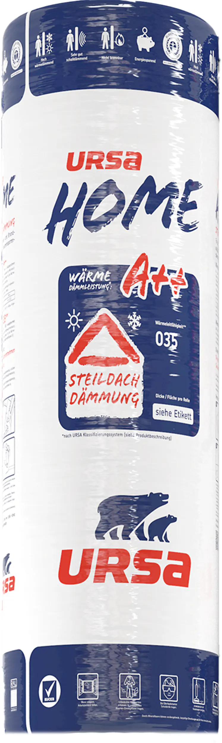 Ursa Home Klemmfilz Glaswolle WLG 035