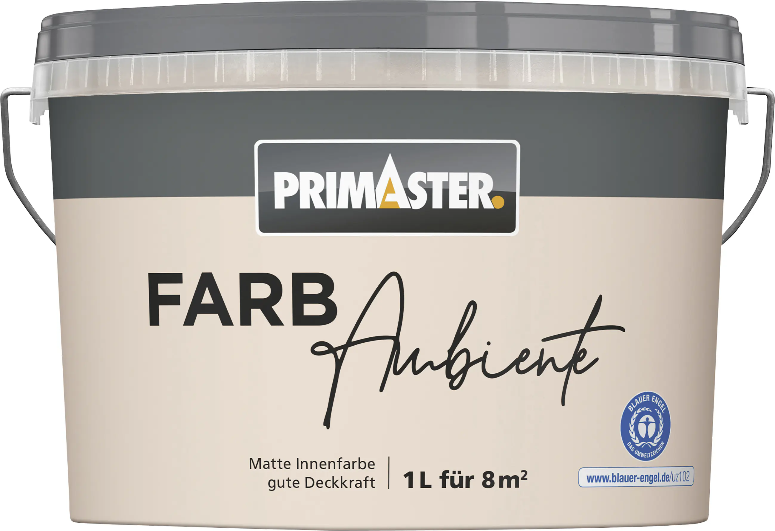 Primaster Farbambiente Wandfarbe matt nude 1 L