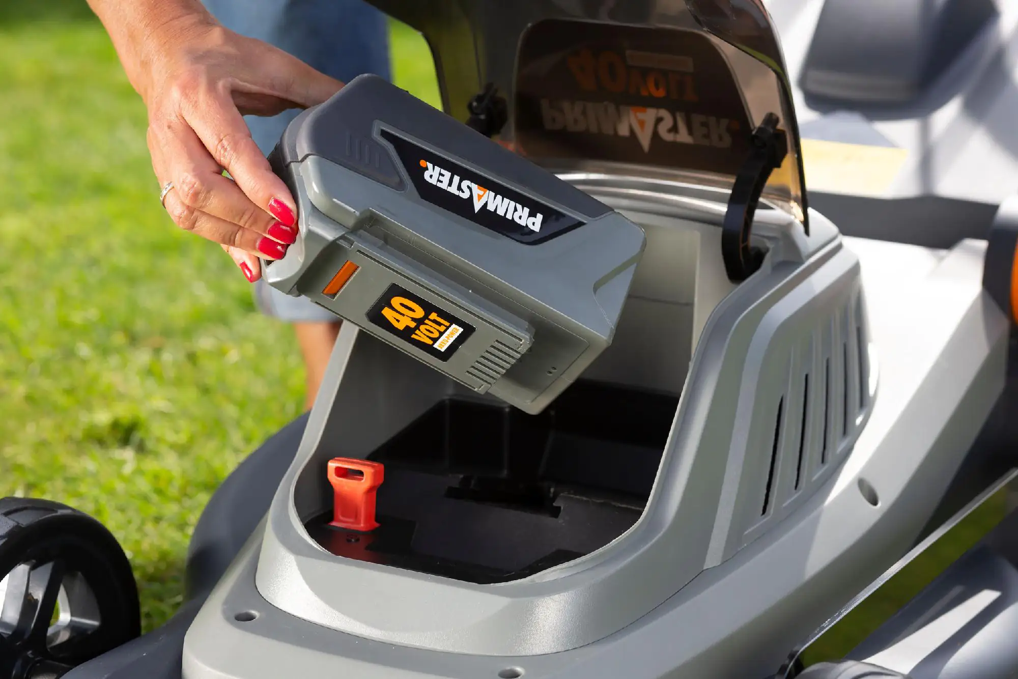 Primaster Akku-Rasenmäher PMARM 4043 40 V inkl. Akku 4,0 Ah & Mulchkit