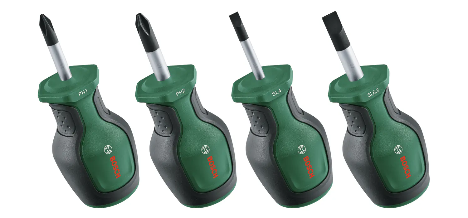 Bosch Schraubendreher-Set kurz 4-teilig