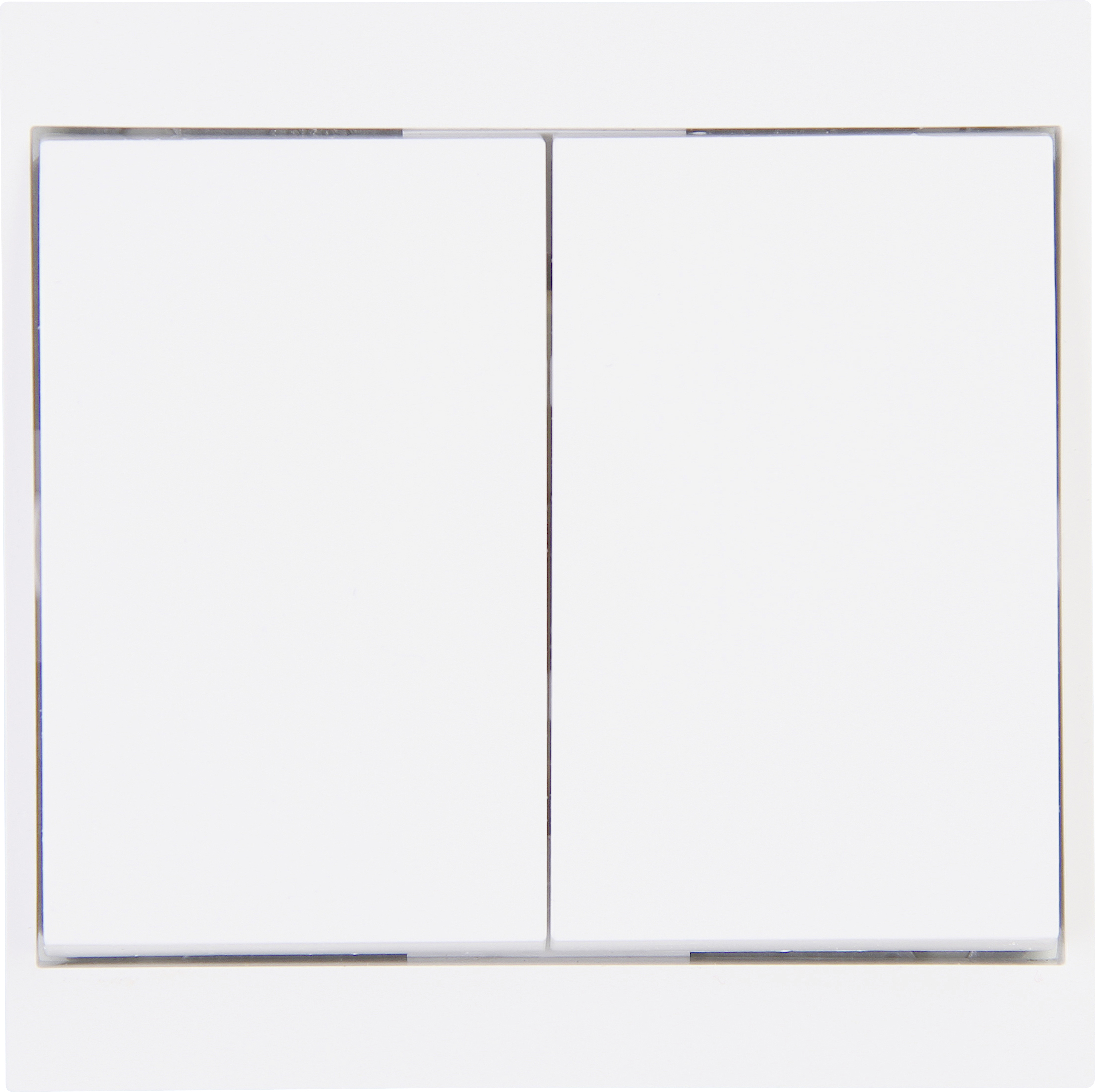 Kopp Doppel/Wechselschalter Malta, arktisweiß, 620513083