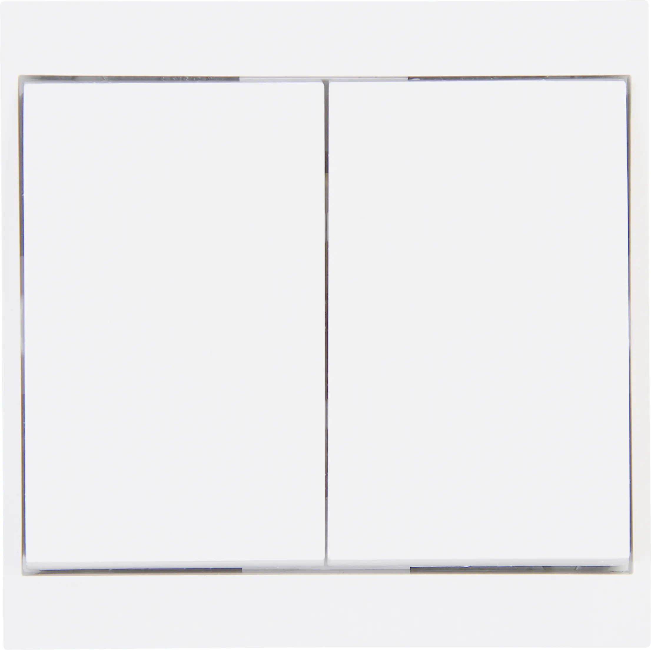 Kopp Doppel/Wechselschalter Malta, arktisweiß, 620513083