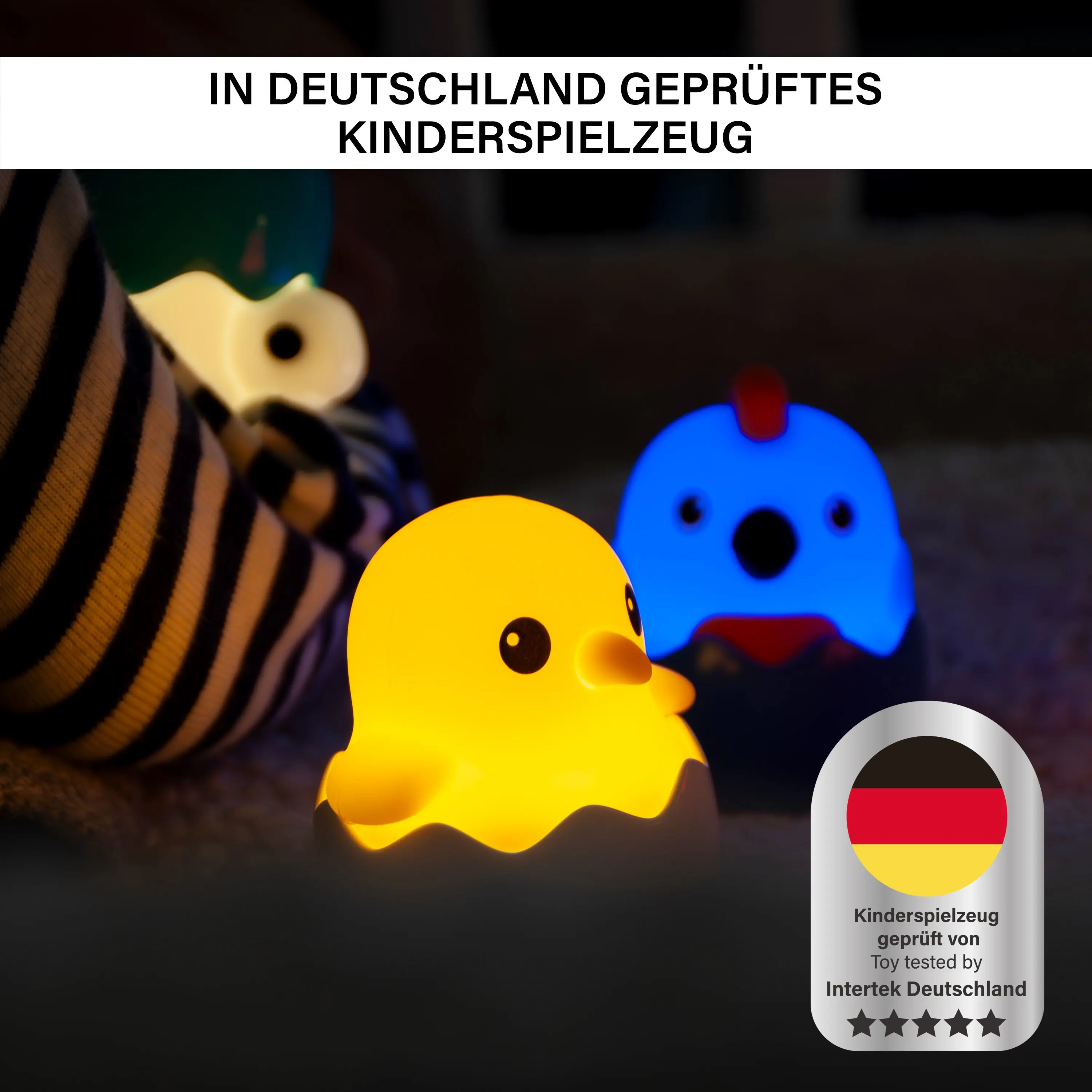 MegaLight Mini Lichter Eggy´s Mystery Lights Dimmbar mit Akku 9-fach Sortiert